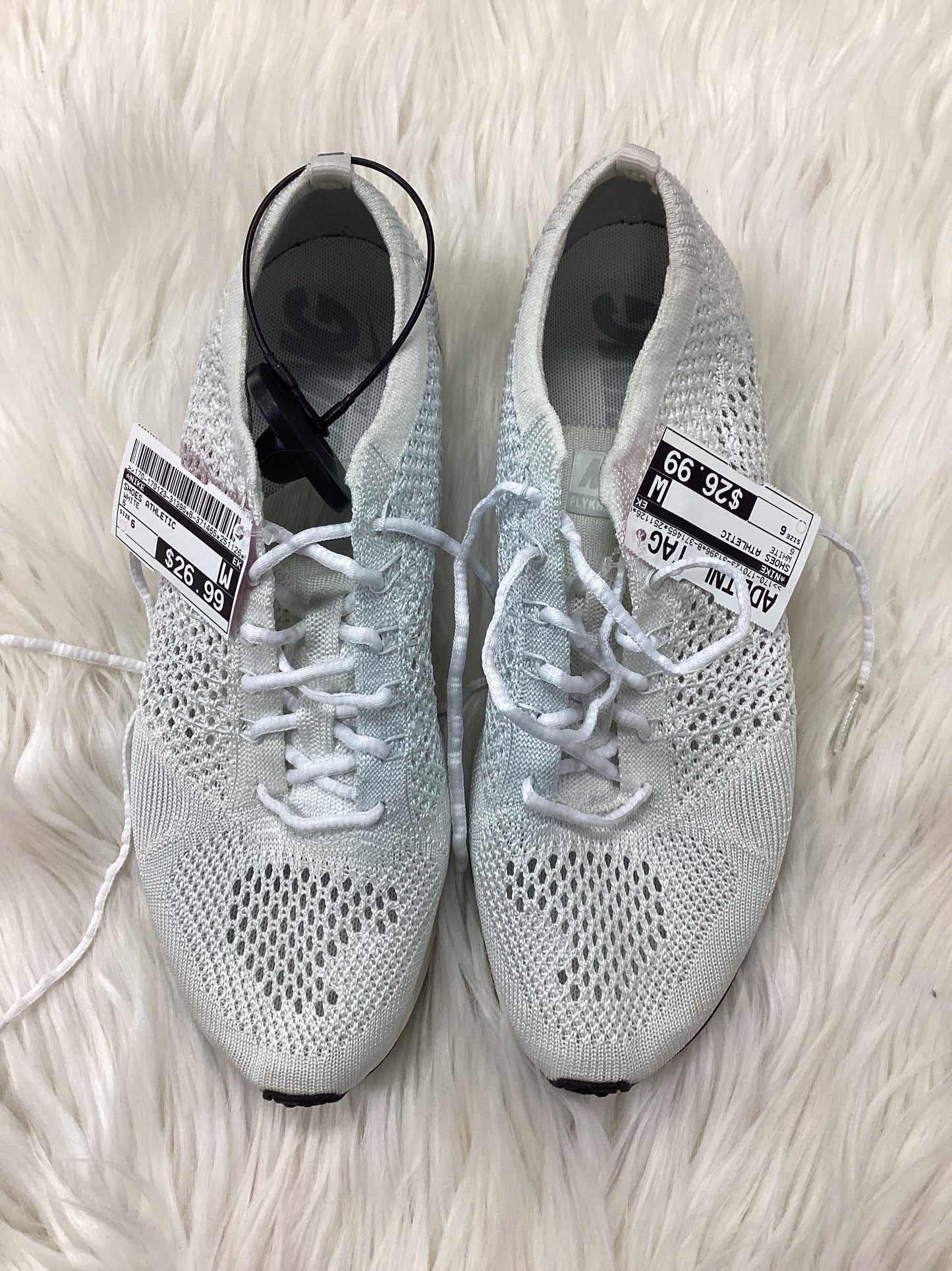 Shoes Athletic By Nike In White, Size:6