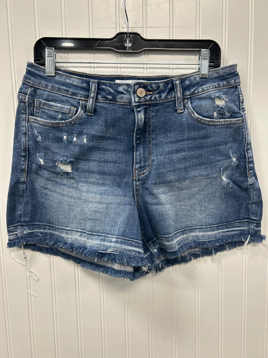 Shorts By Zenana In Blue Denim, Size:L