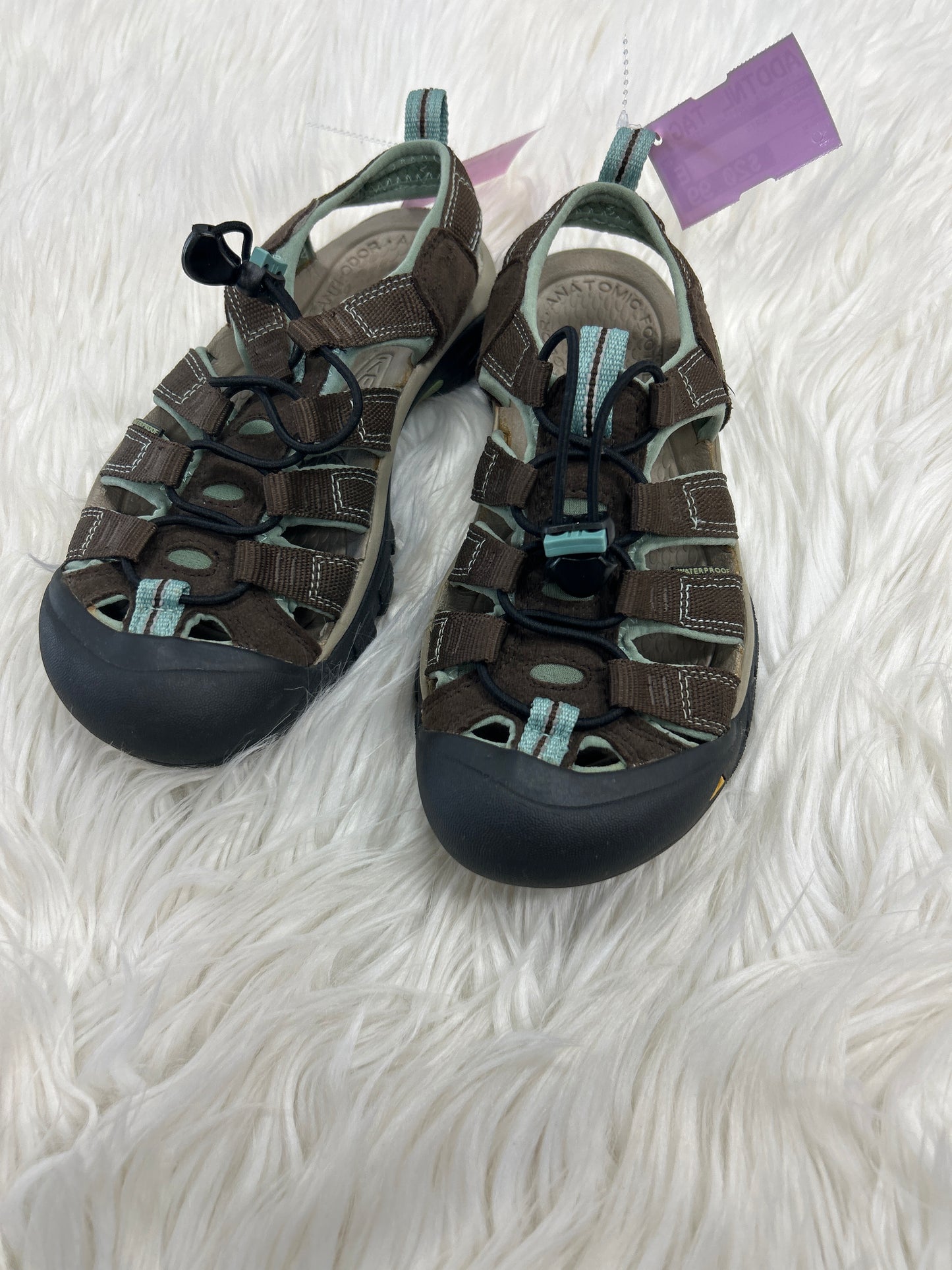 Sandals Flats By Keen In Brown, Size:5