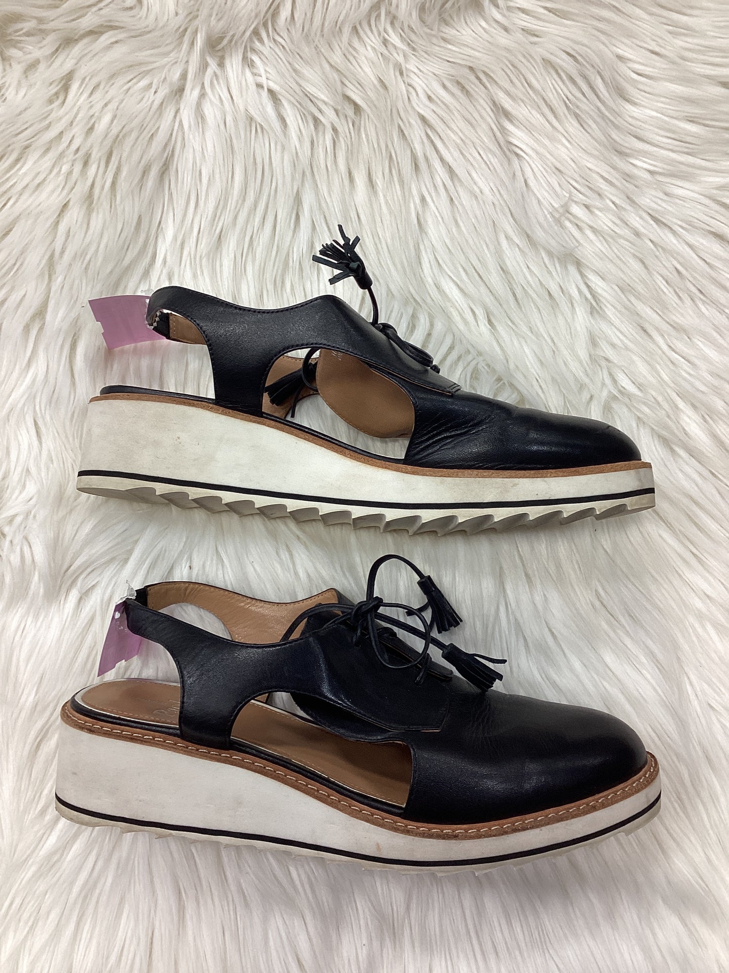 Shoes Flats By Linea Paolo In Black, Size:10