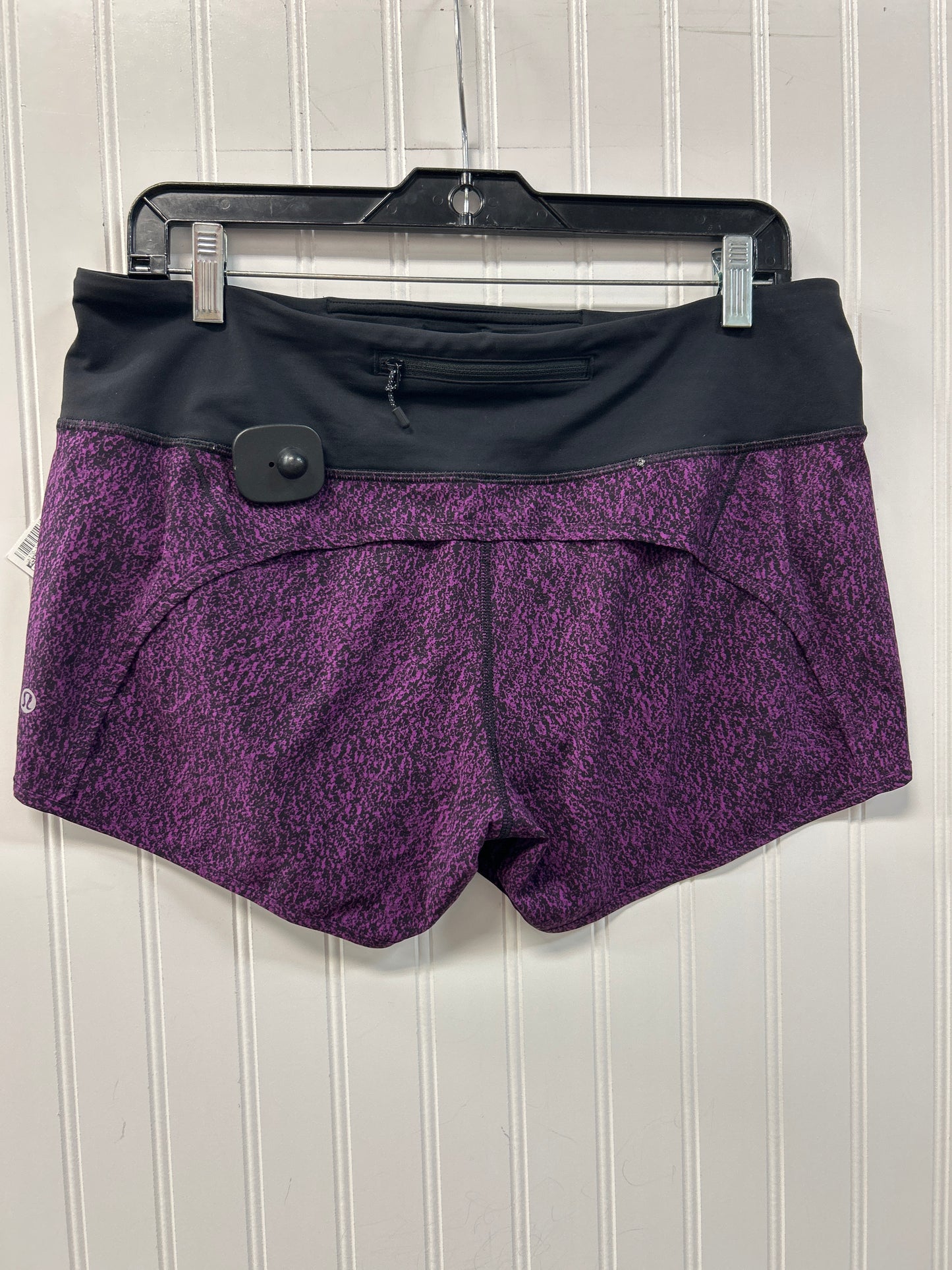 Athletic Shorts By Lululemon In Purple, Size:8