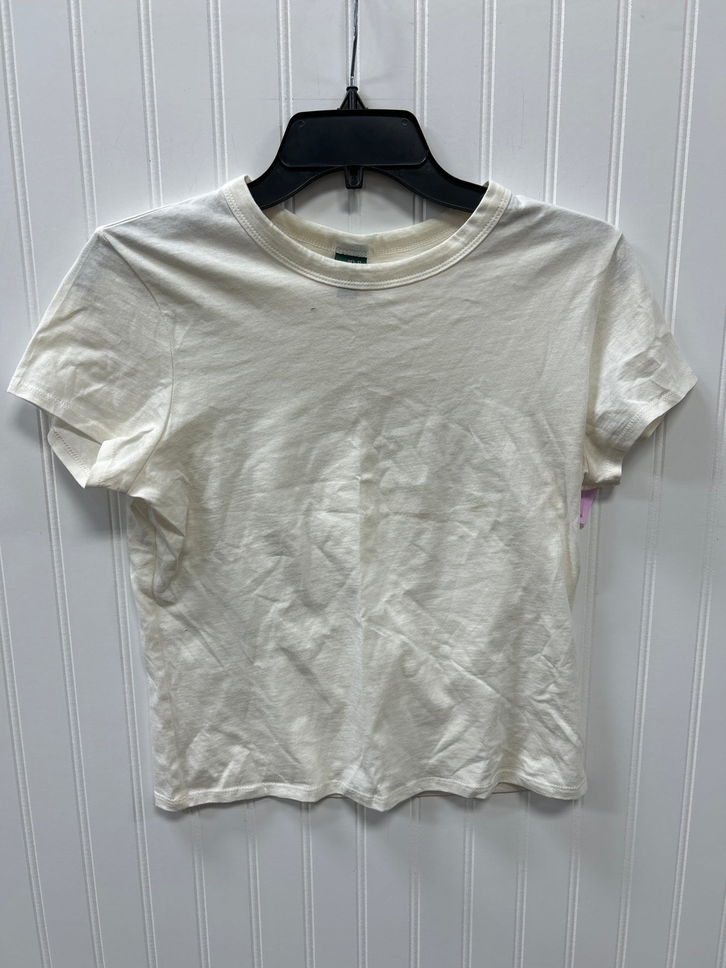 Top Ss Basic By Wild Fable In Cream, Size:M