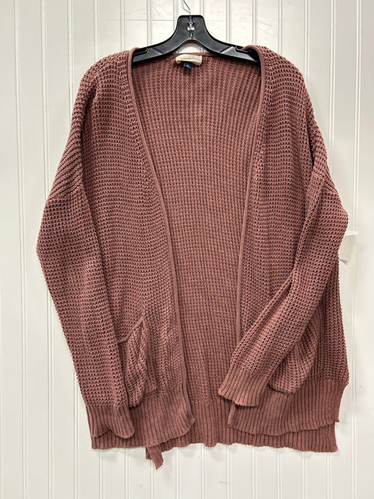 Sweater Cardigan By Universal Thread In Brown, Size:M