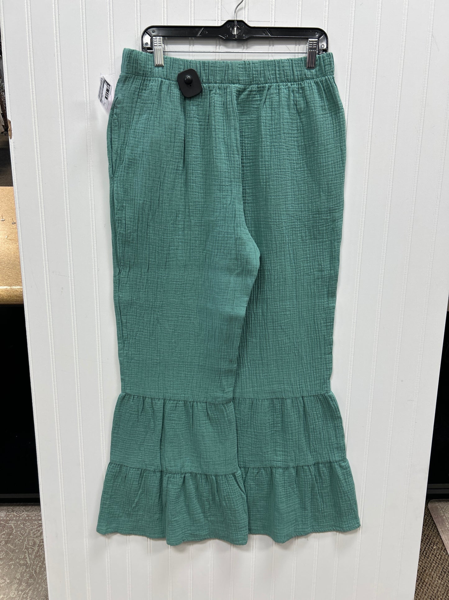Pants Linen By Clothes Mentor In Green, Size:Xl