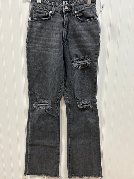 Jeans Boot Cut By Bdg In Black Denim, Size:2