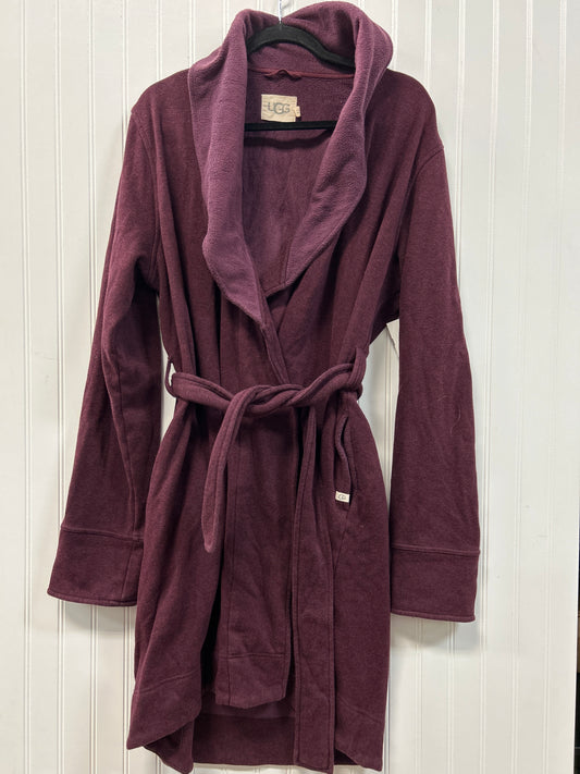 Sweater Cardigan Designer By Ugg In Purple, Size:Xl