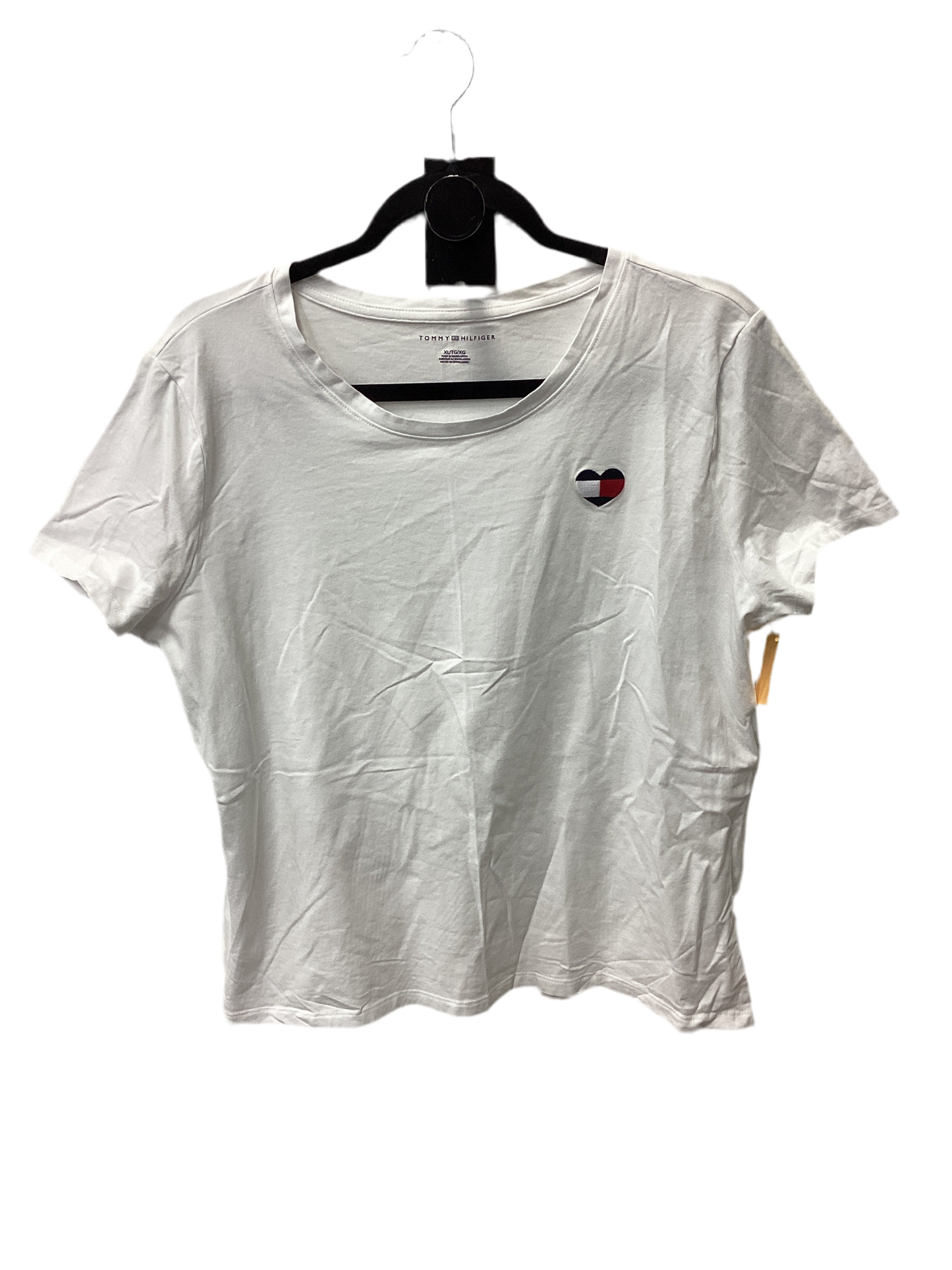 Top Ss By Tommy Hilfiger In White, Size:Xl