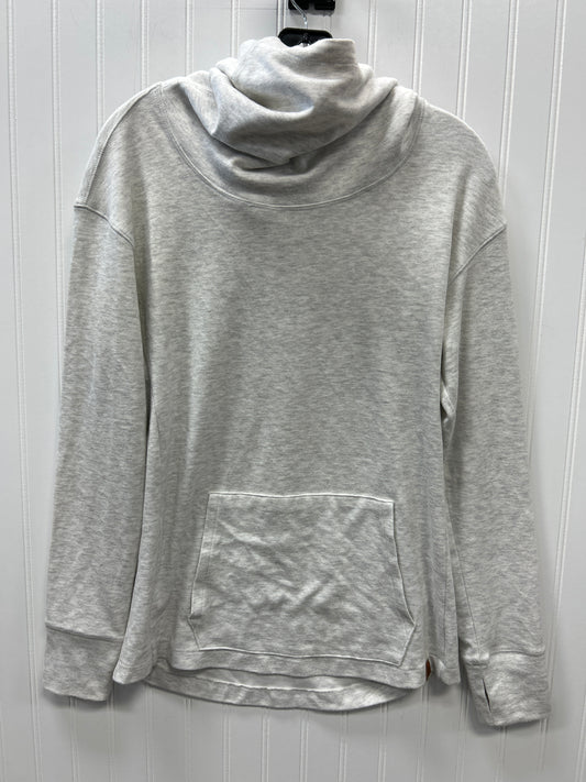 Athletic Sweatshirt Hoodie By Cmb In Grey, Size:M