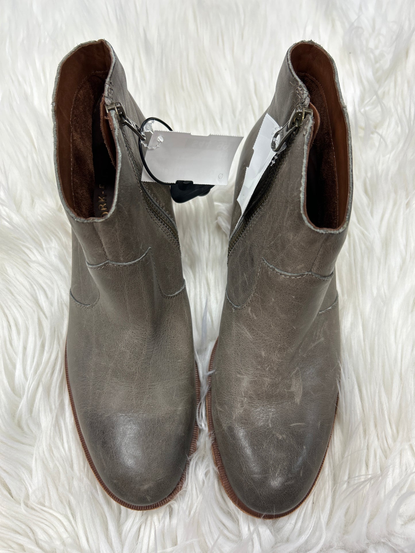 Boots Ankle Heels By Kork Ease In Brown, Size:8