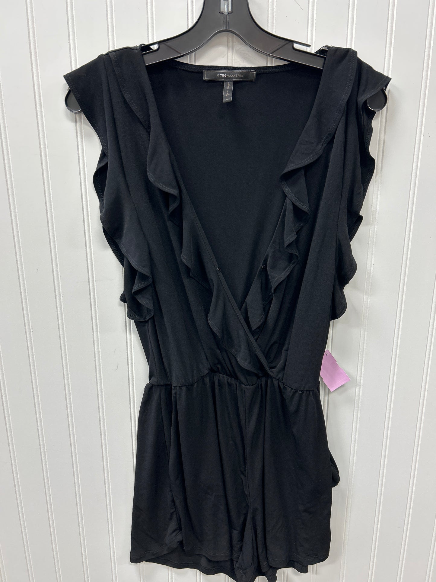 Romper By Bcbgmaxazria In Black, Size:S