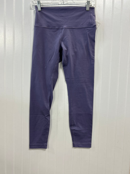 Athletic Leggings By Lululemon In Purple, Size:8