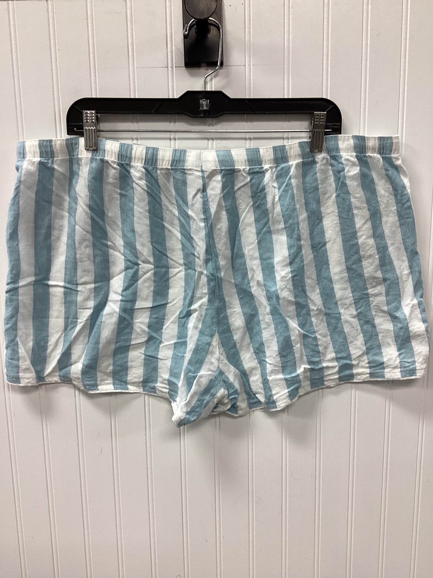 Shorts By Loft In Blue & White, Size:16