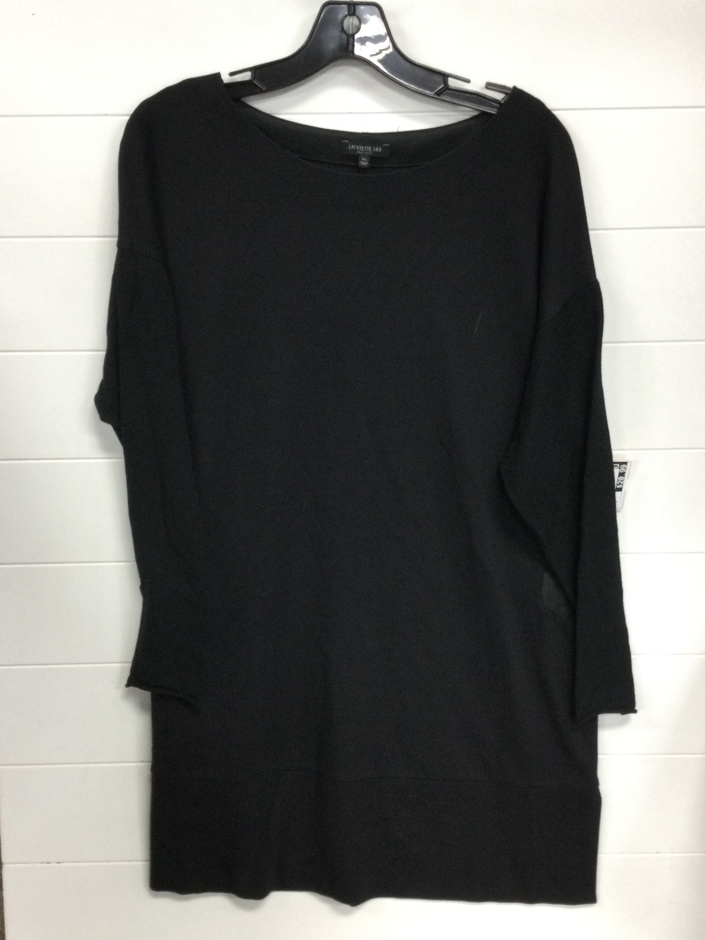 Tunic Designer By Lafayette 148 In Black, Size:L