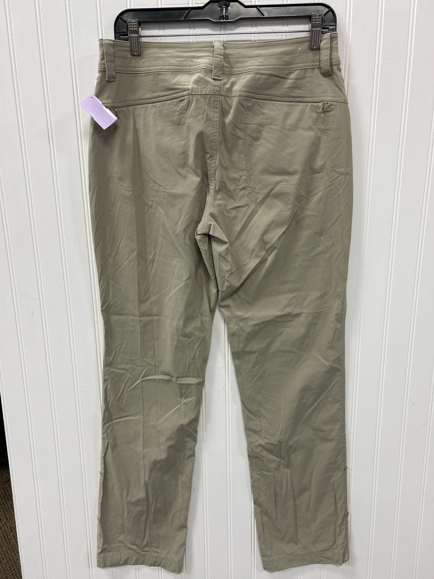 Athletic Pants By Eddie Bauer In Cream, Size:8