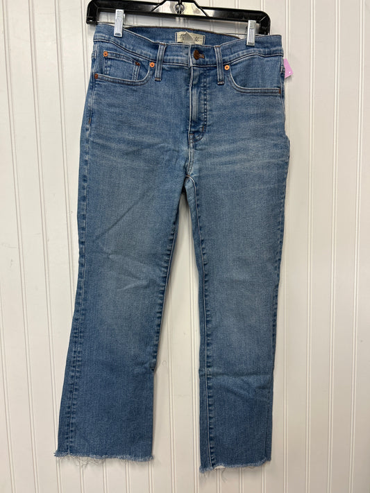 Jeans Straight By Madewell In Blue Denim, Size:6