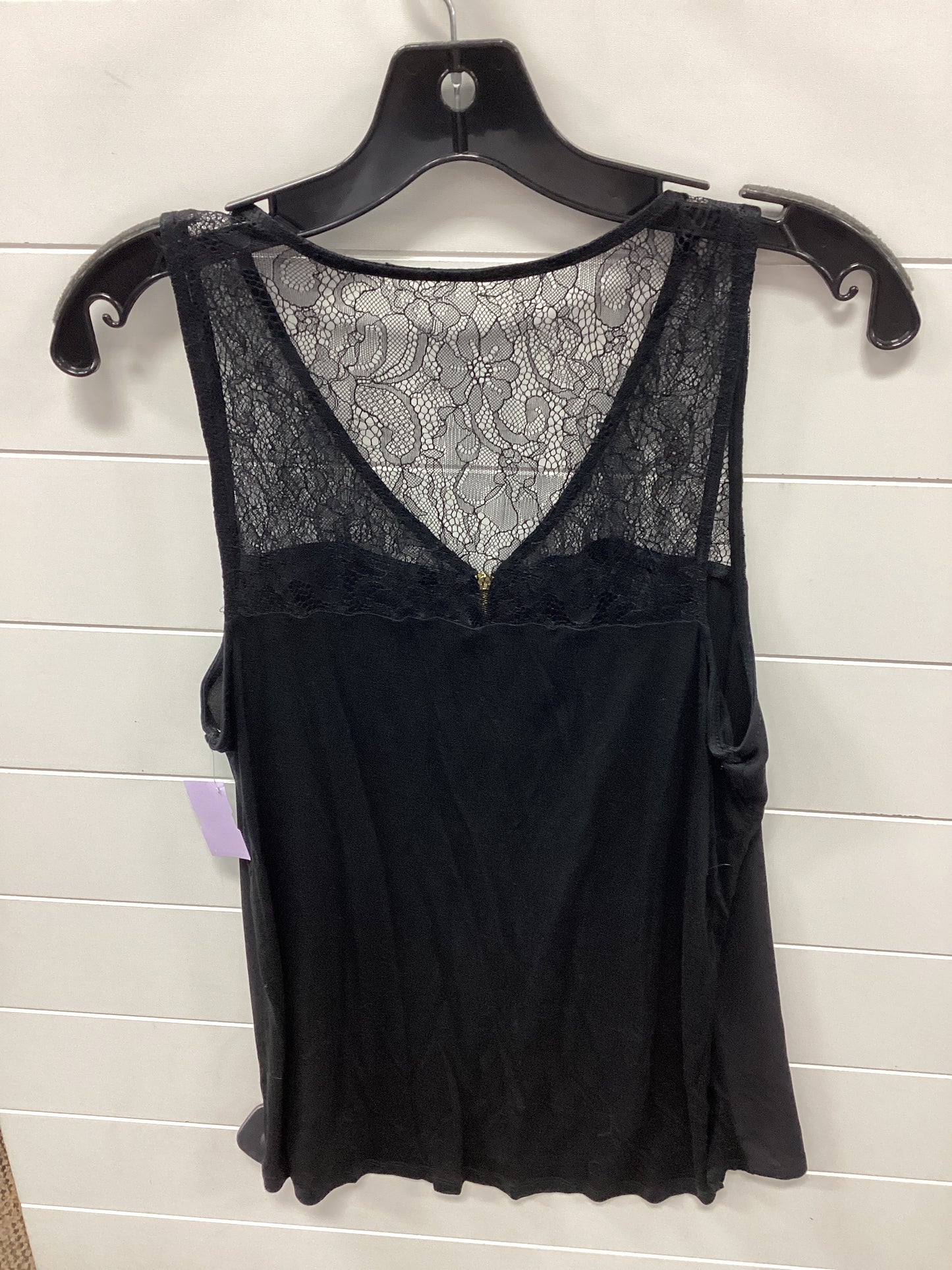 Top Sleeveless By Express In Black, Size:L