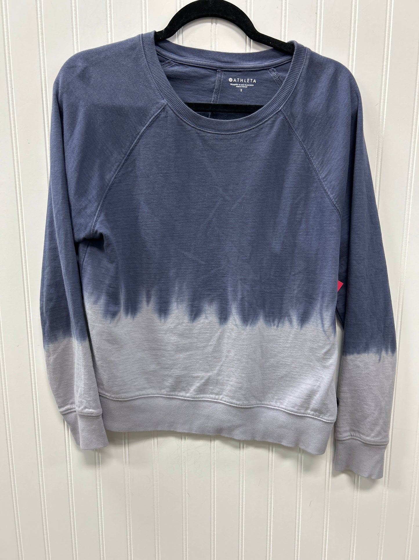 Athletic Top Ls Crewneck By Athleta In Purple, Size:S