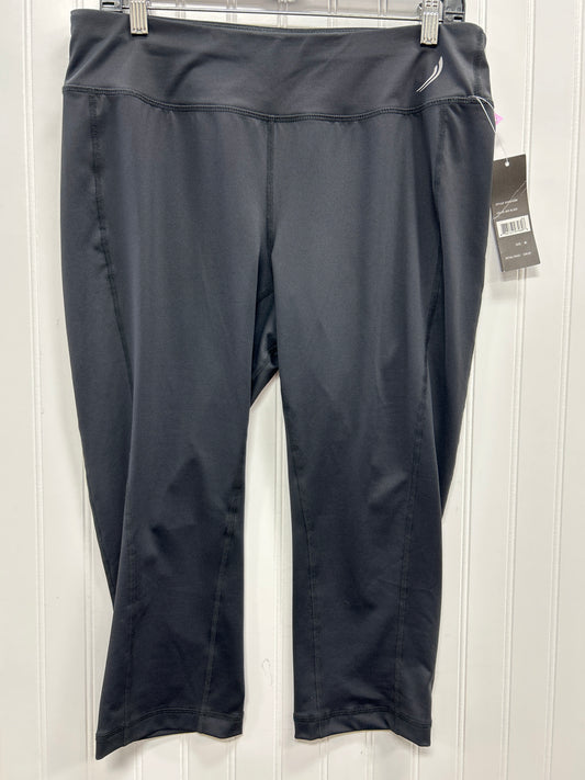 Athletic Leggings Capris By Exertek In Black, Size:Xl