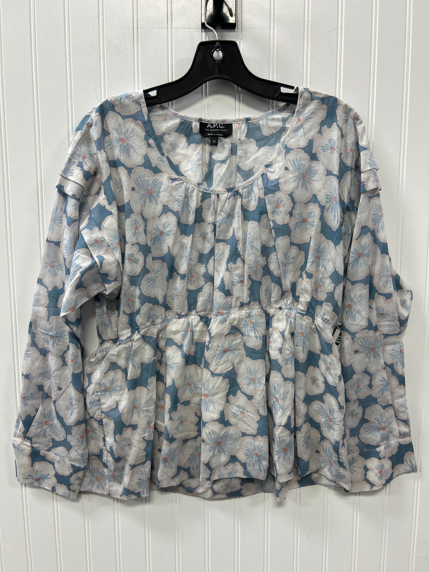 Top Ls By Cmc In Floral Print, Size:M