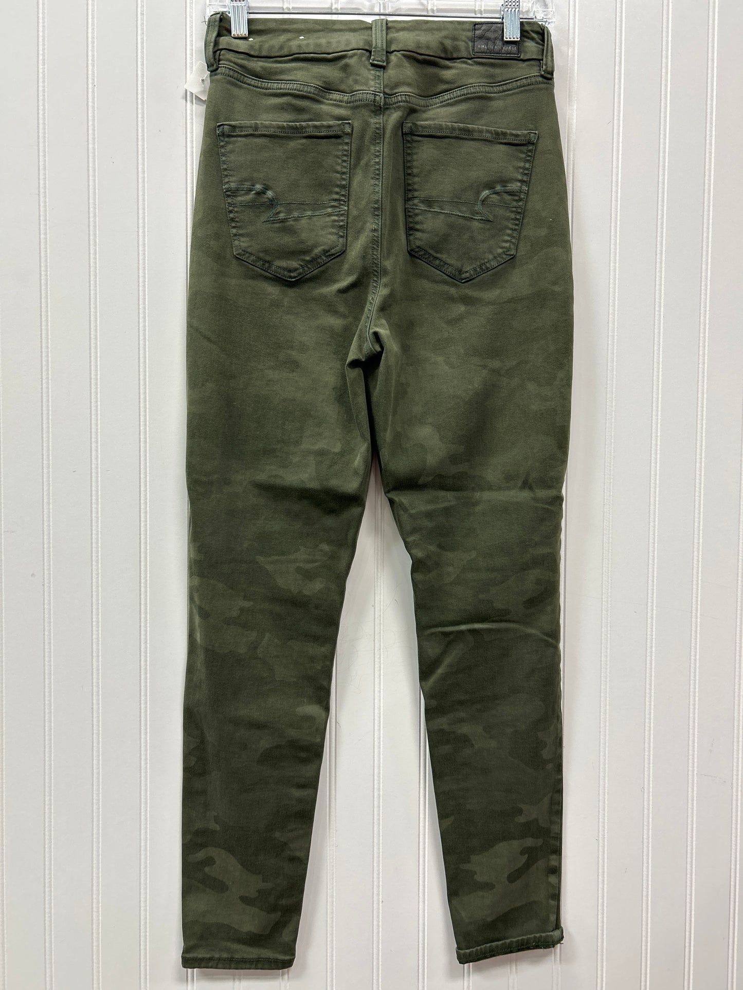 Jeans Skinny By American Eagle In Camouflage Print, Size:8