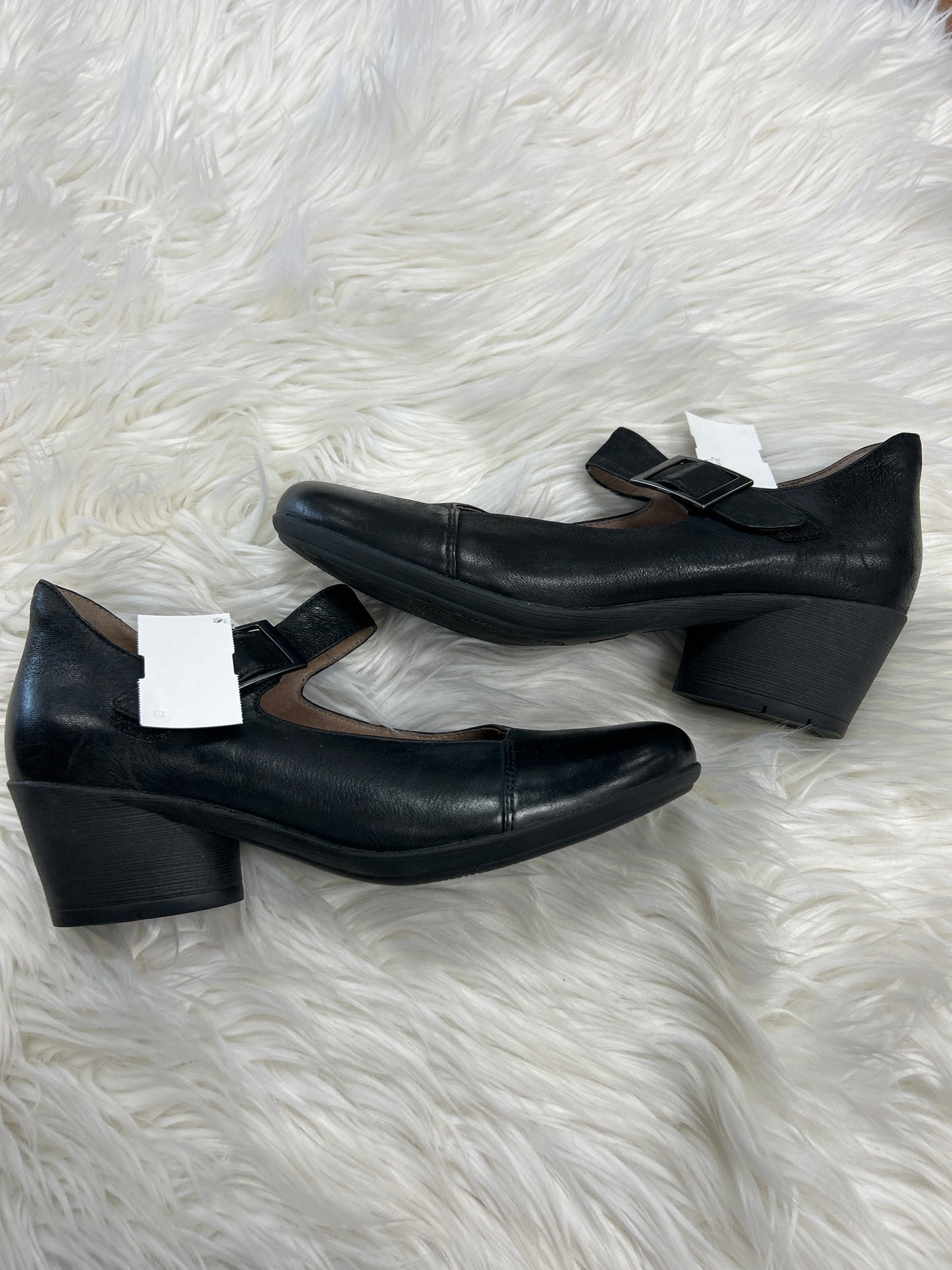 Shoes Heels Block By Dansko In Black, Size:11