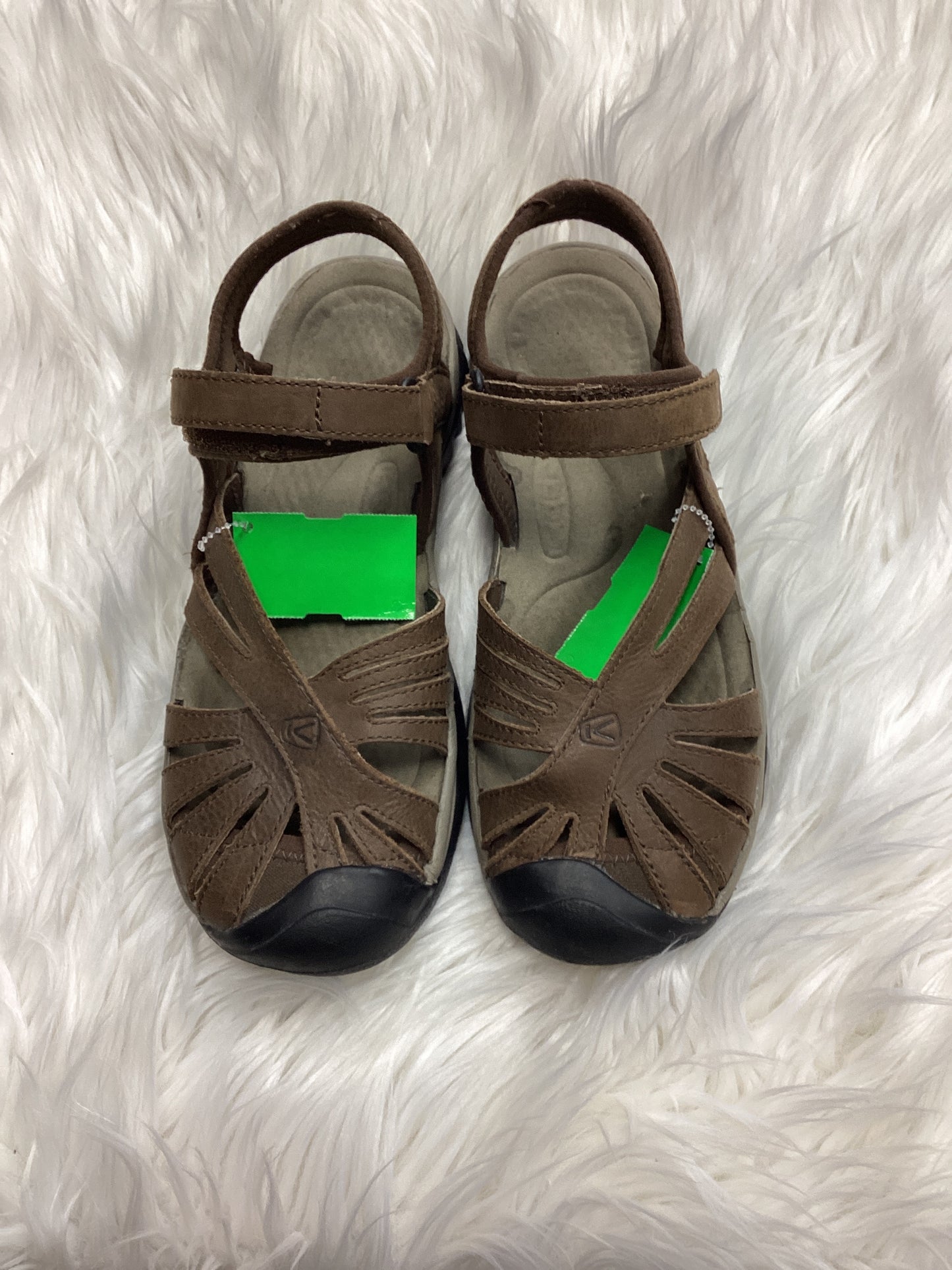 Sandals Flats By Keen In Brown, Size:7.5