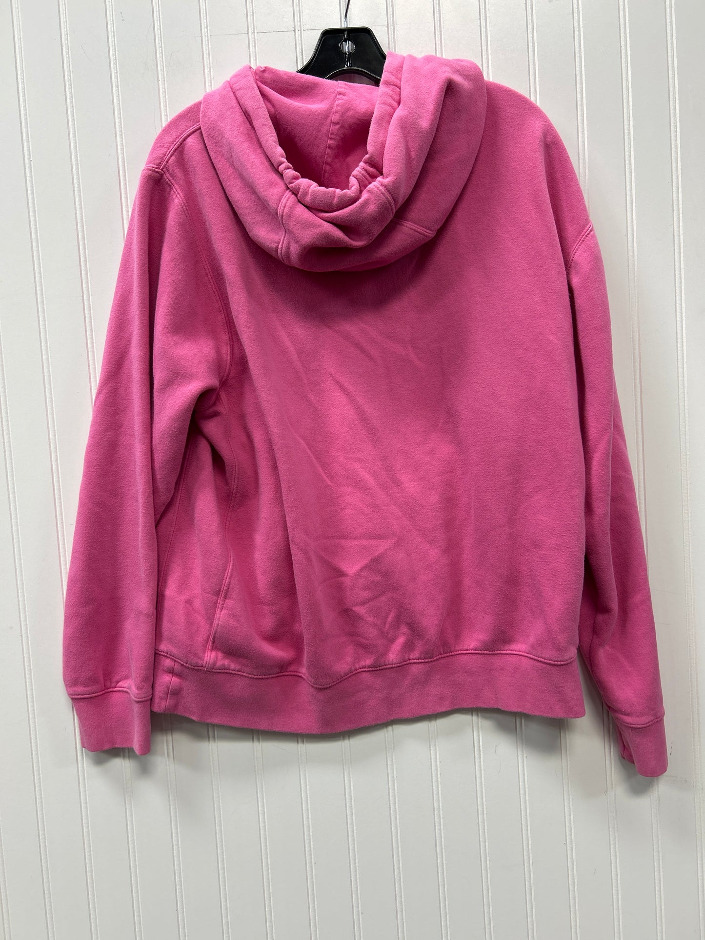 Sweatshirt Hoodie By Nike In Pink, Size:L