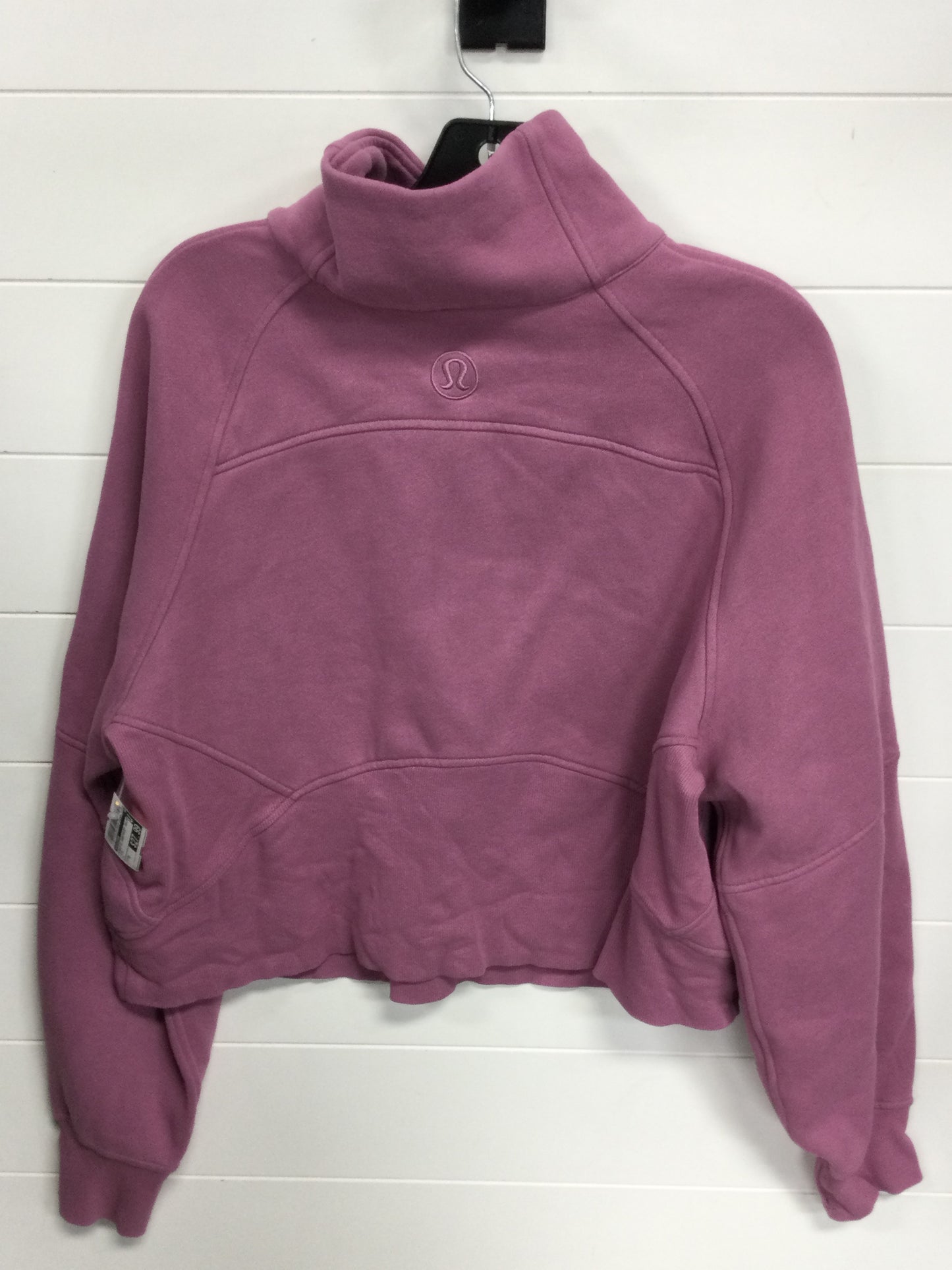 Athletic Sweatshirt Collar By Lululemon In Pink, Size:M