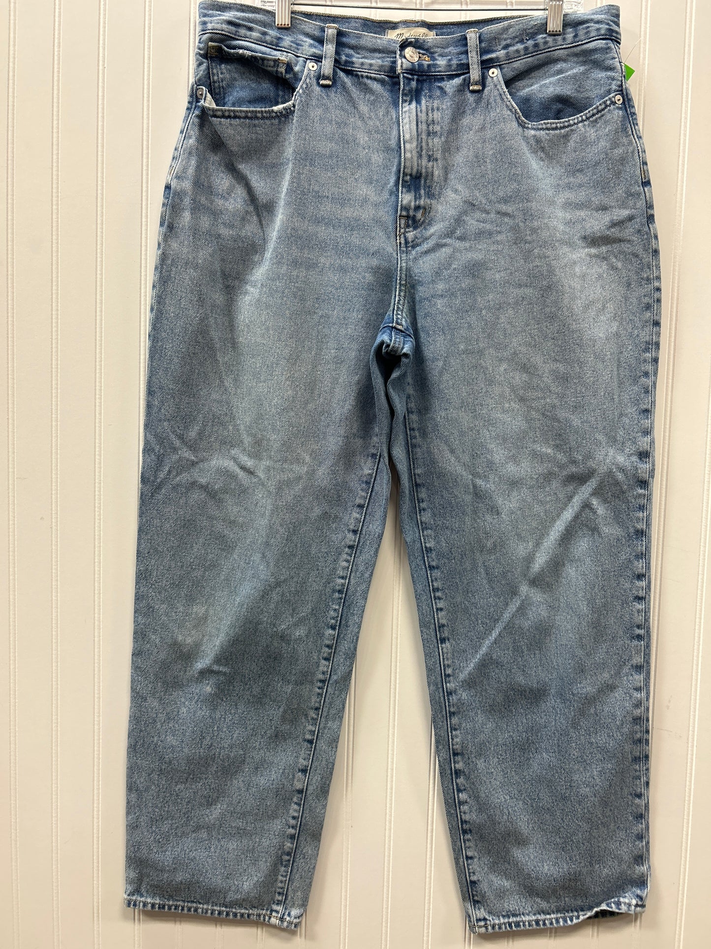 Jeans Wide Leg By Madewell In Blue Denim, Size:12