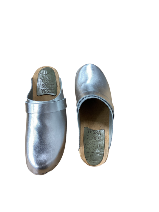 Shoes Heels Block By Cmb In Silver, Size:8.5