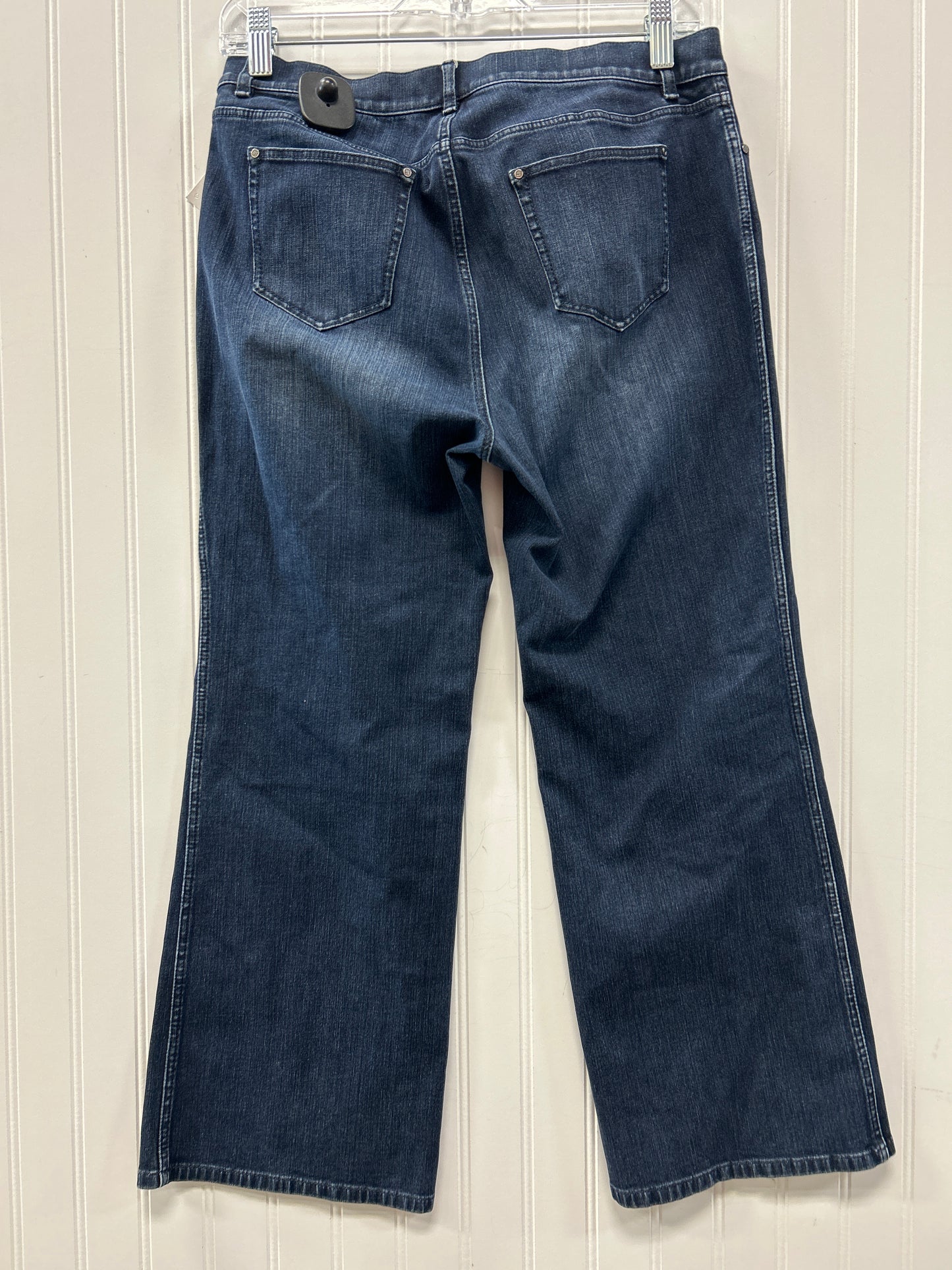 Jeans Designer By Lafayette 148 In Blue Denim, Size:8