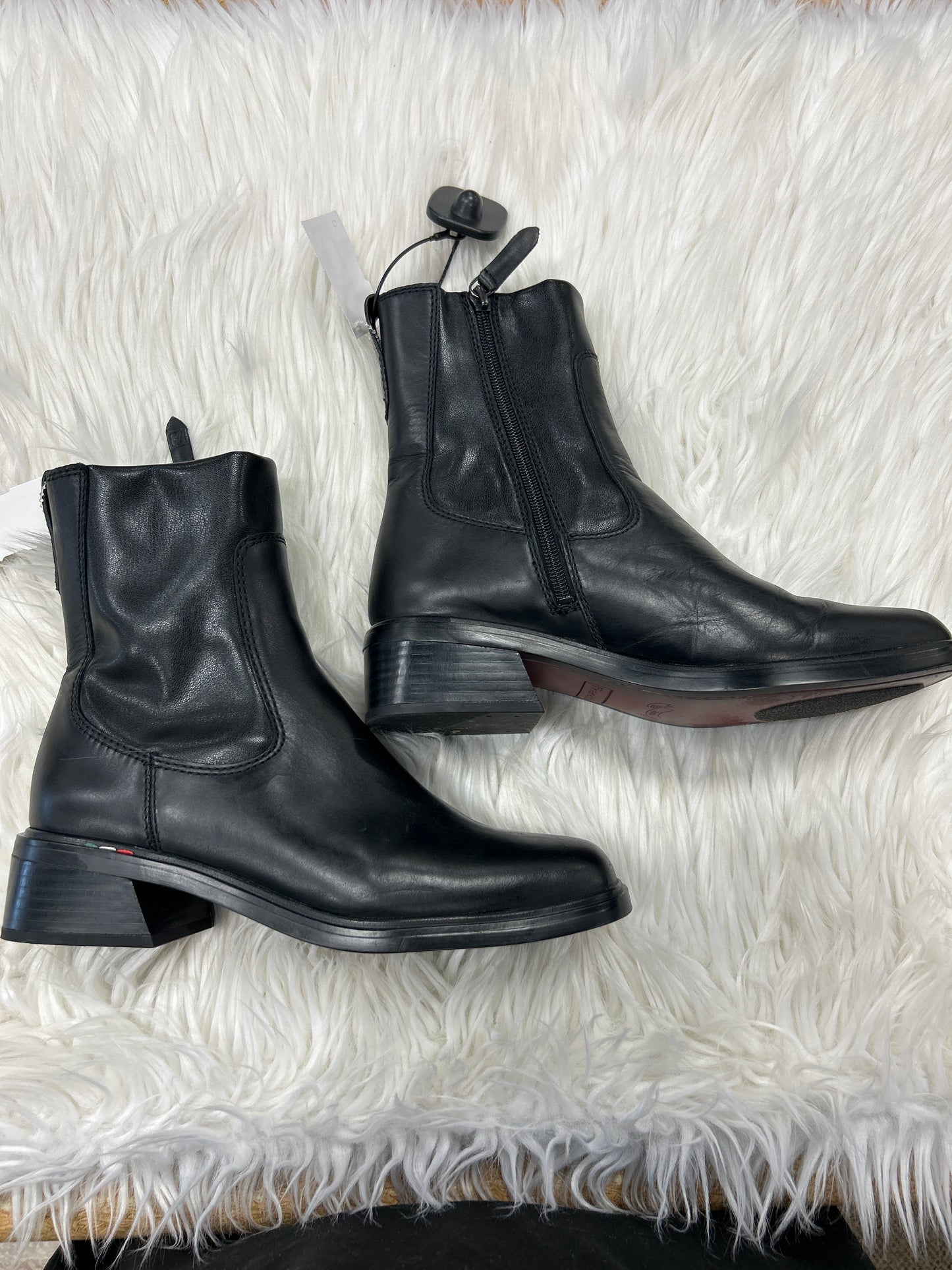 Boots Ankle Heels By Franco Sarto In Black, Size:9