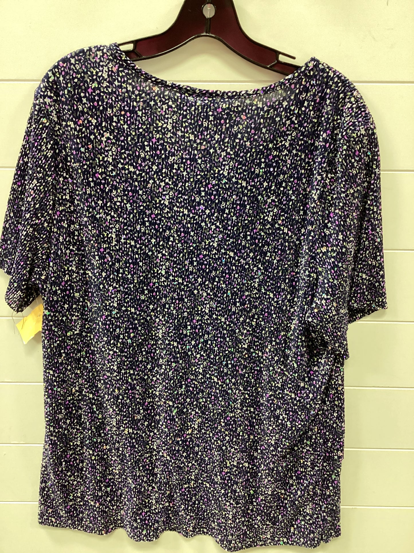 Top Ss By Cj Banks In Purple, Size:1X