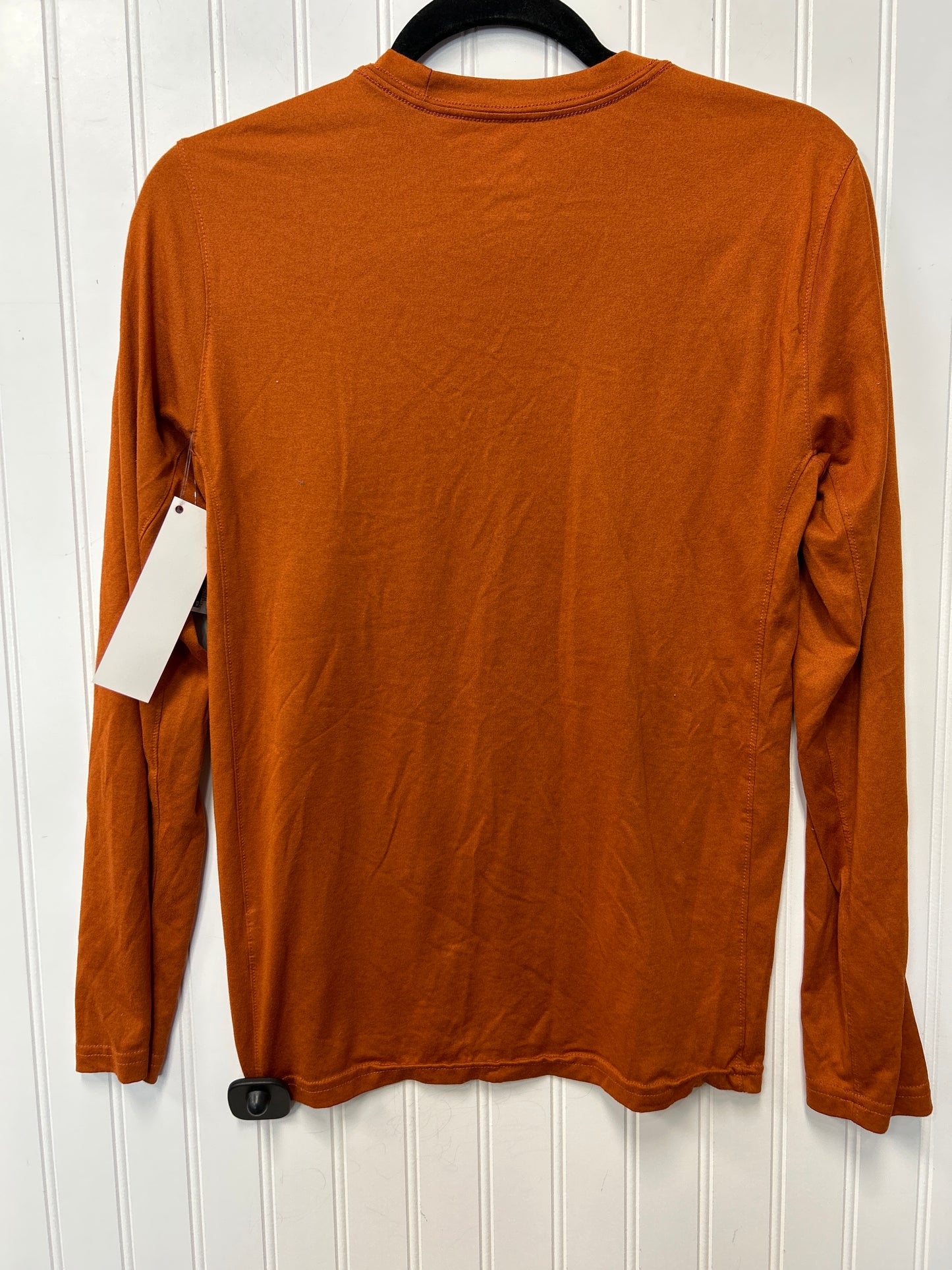 Athletic Top Ls Crewneck By Nike Apparel In Orange, Size:S