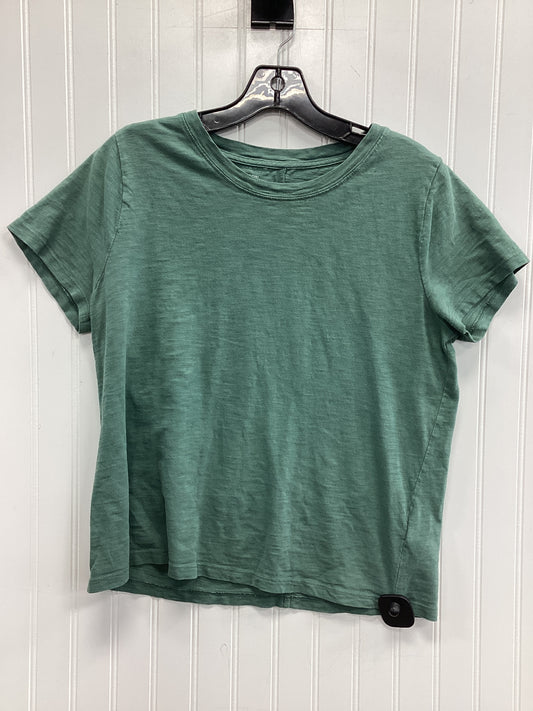 Top Ss Basic By J. Crew In Green, Size:L