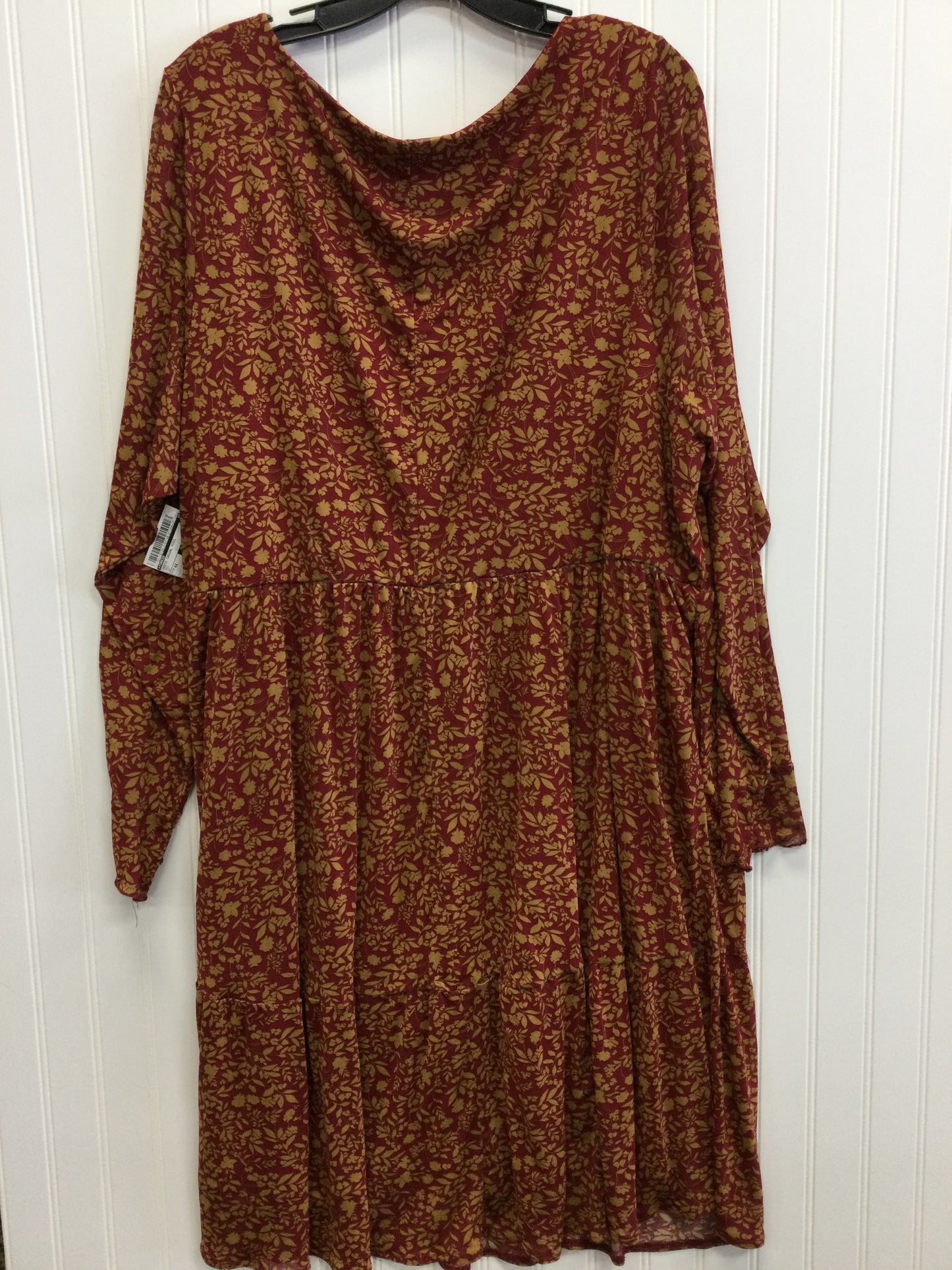 Dress Casual Midi By Torrid In Red, Size:4X