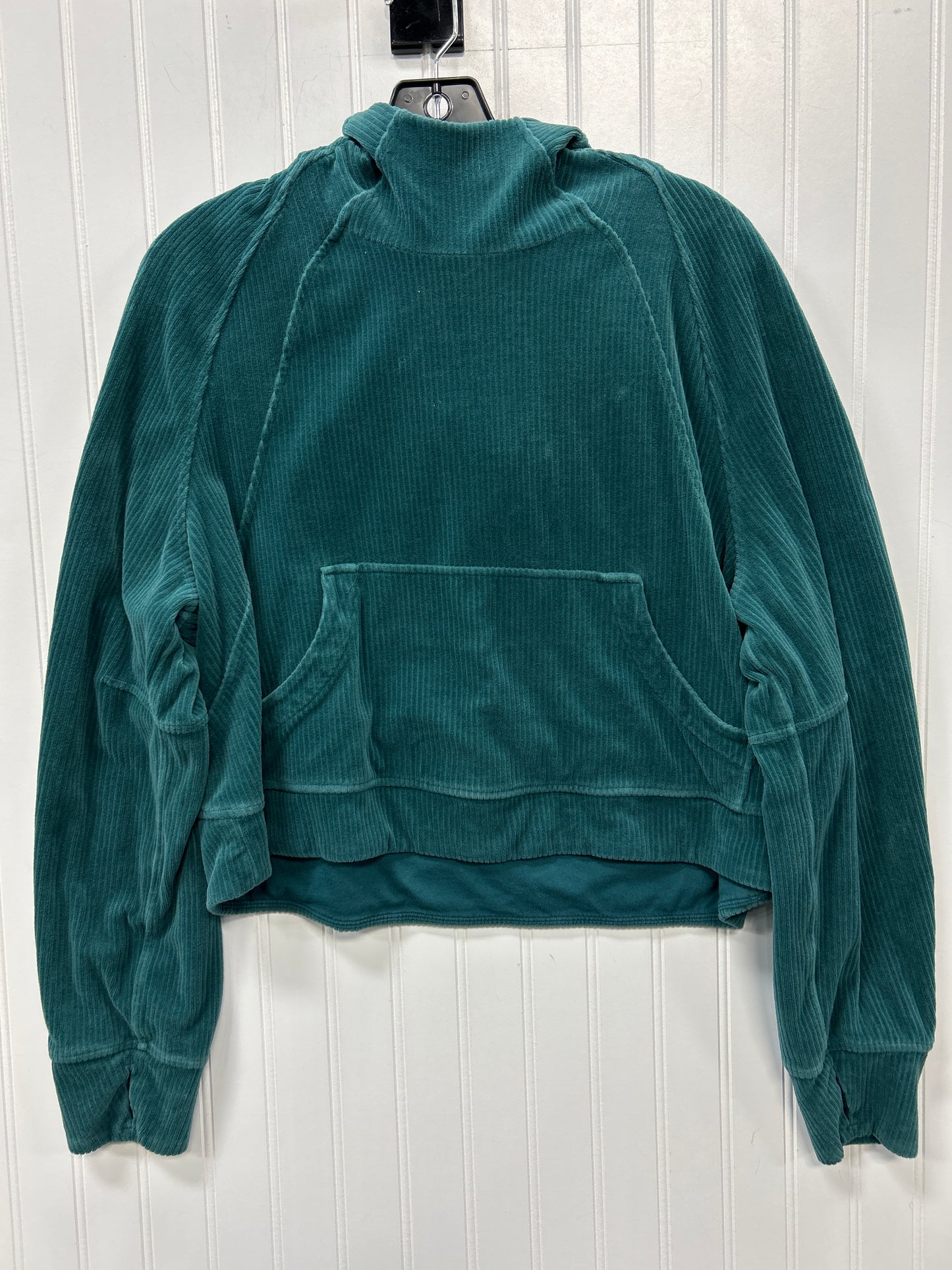 Athletic Sweatshirt Hoodie By Lululemon In Green, Size:M