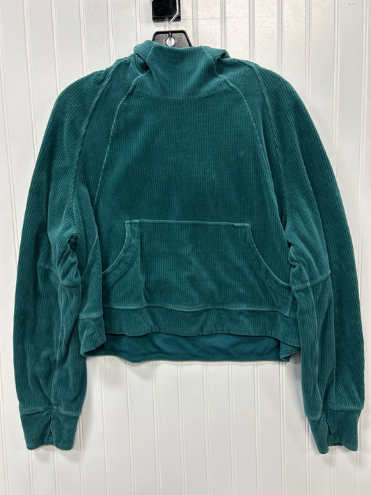 Athletic Sweatshirt Hoodie By Lululemon In Green, Size:M