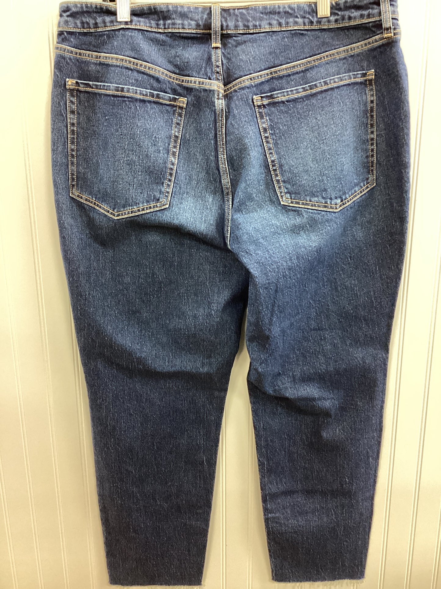 Jeans Straight By Old Navy In Blue Denim, Size:18