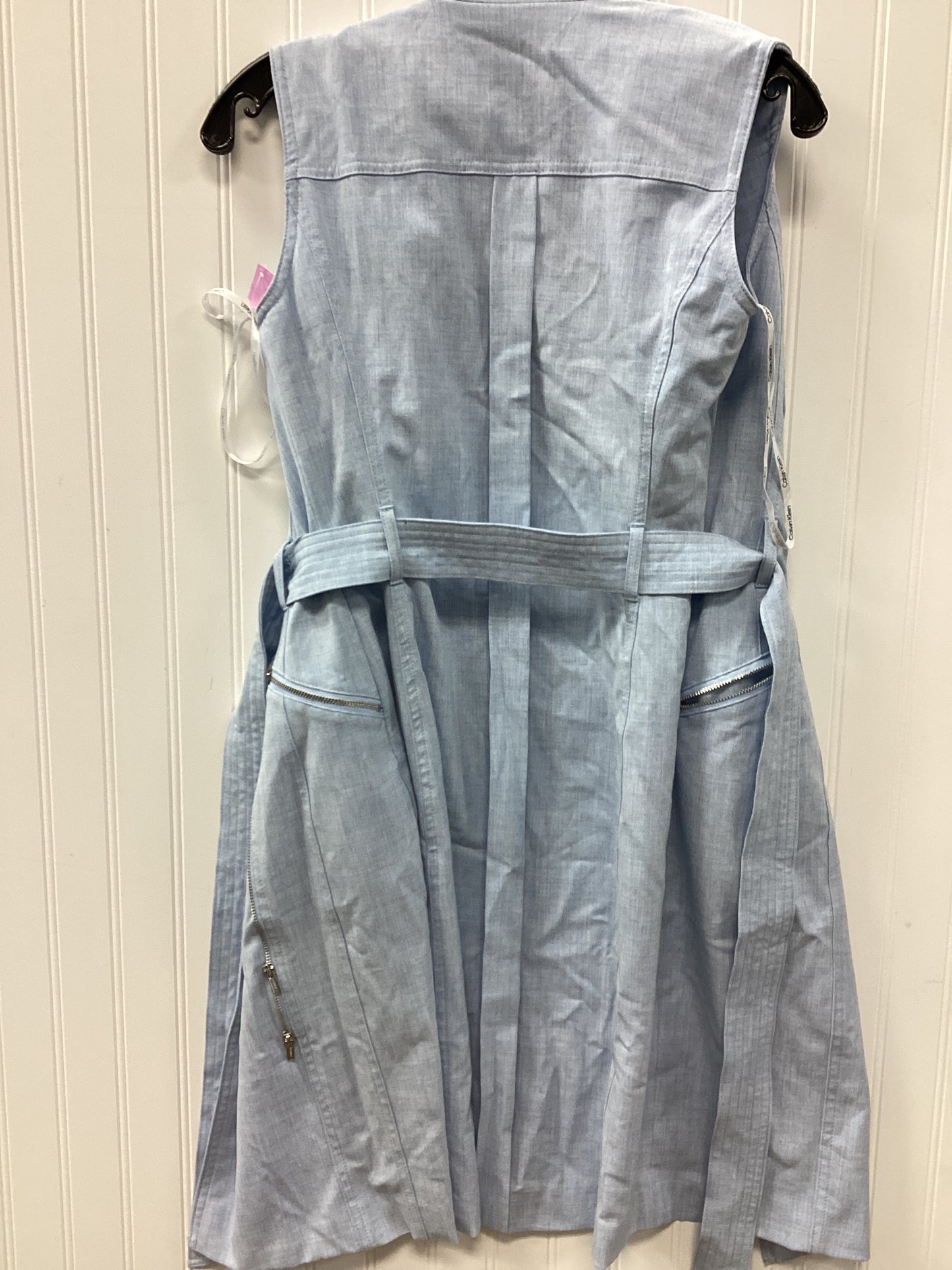 Dress Casual Maxi By Calvin Klein In Blue, Size:2