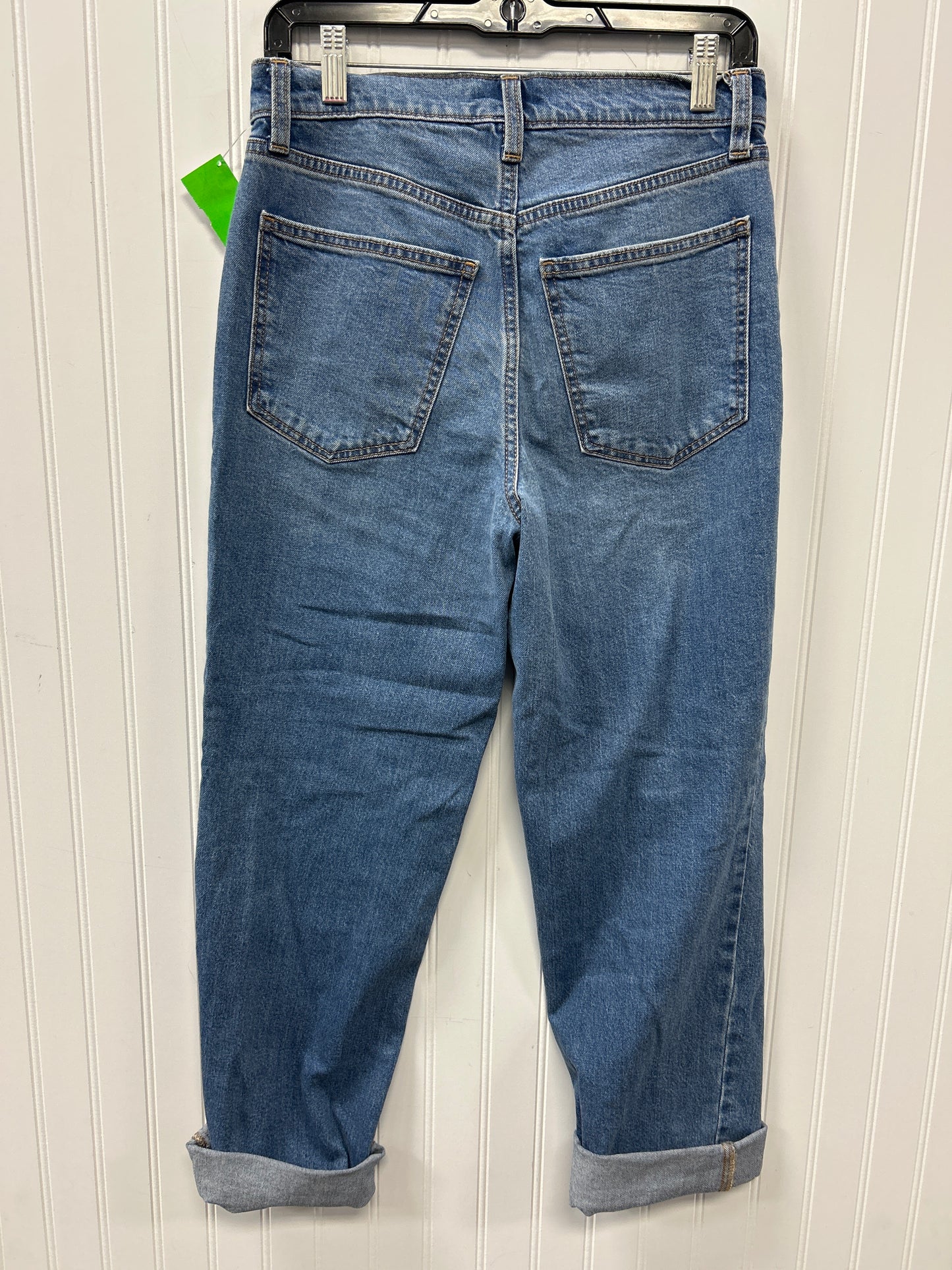 Jeans Straight By Universal Thread In Blue Denim, Size:4