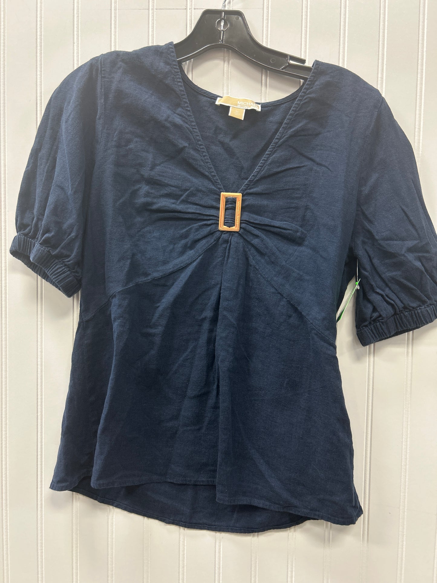 Top Ss By Michael By Michael Kors In Navy, Size:M