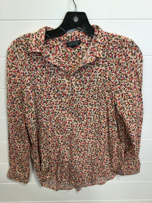 Top Ls By Topshop In Floral Print, Size:Xs