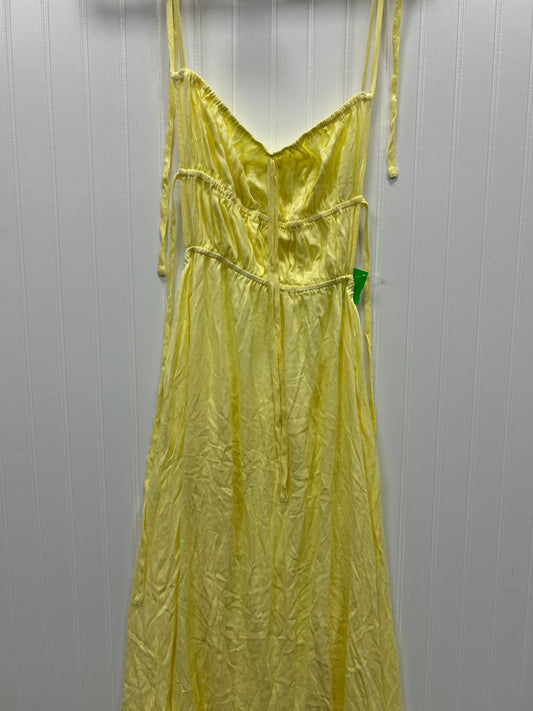 Dress Casual Maxi By Clothes Mentor In Yellow, Size:L