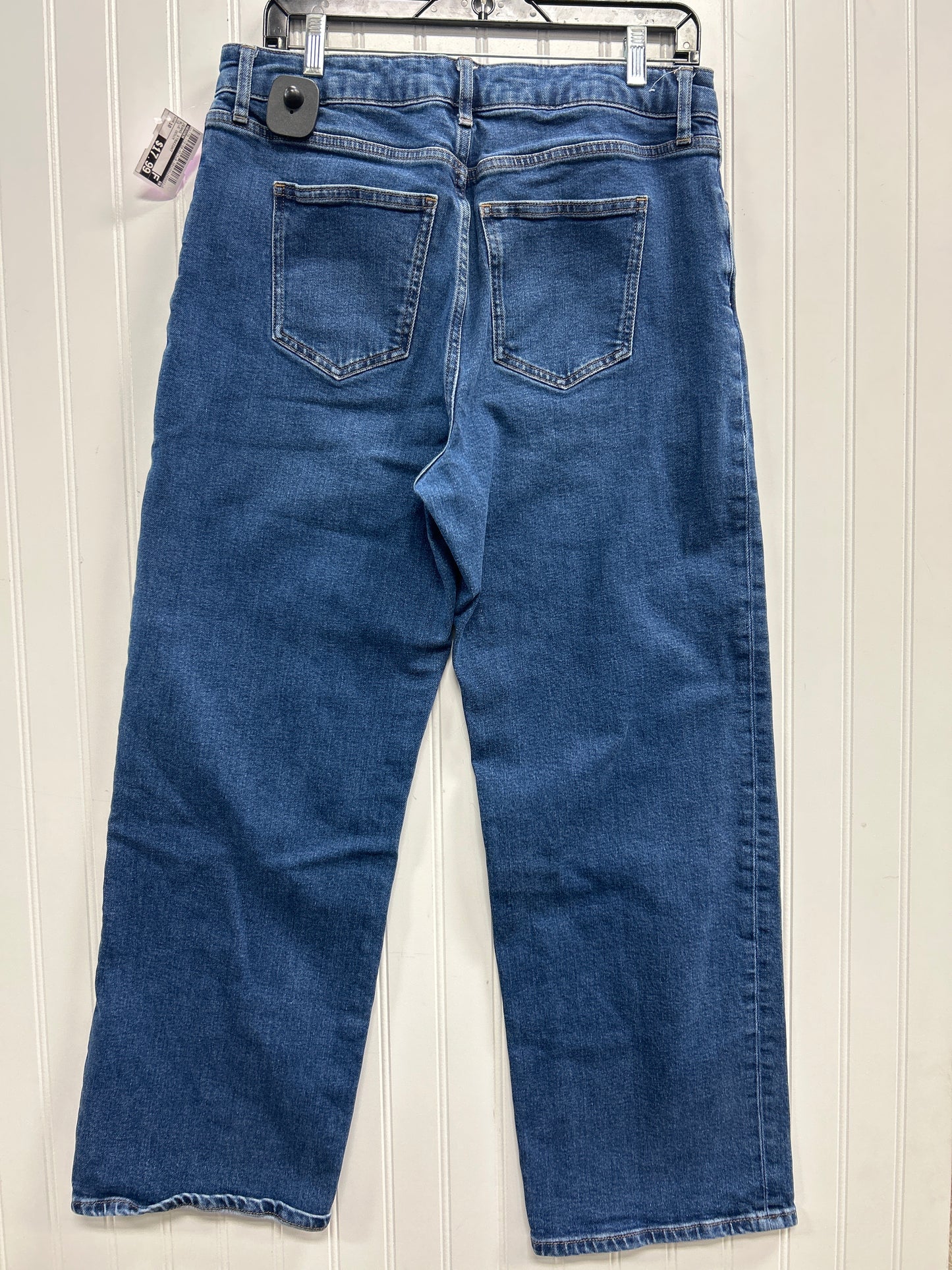 Jeans Straight By Boden In Blue Denim, Size:10