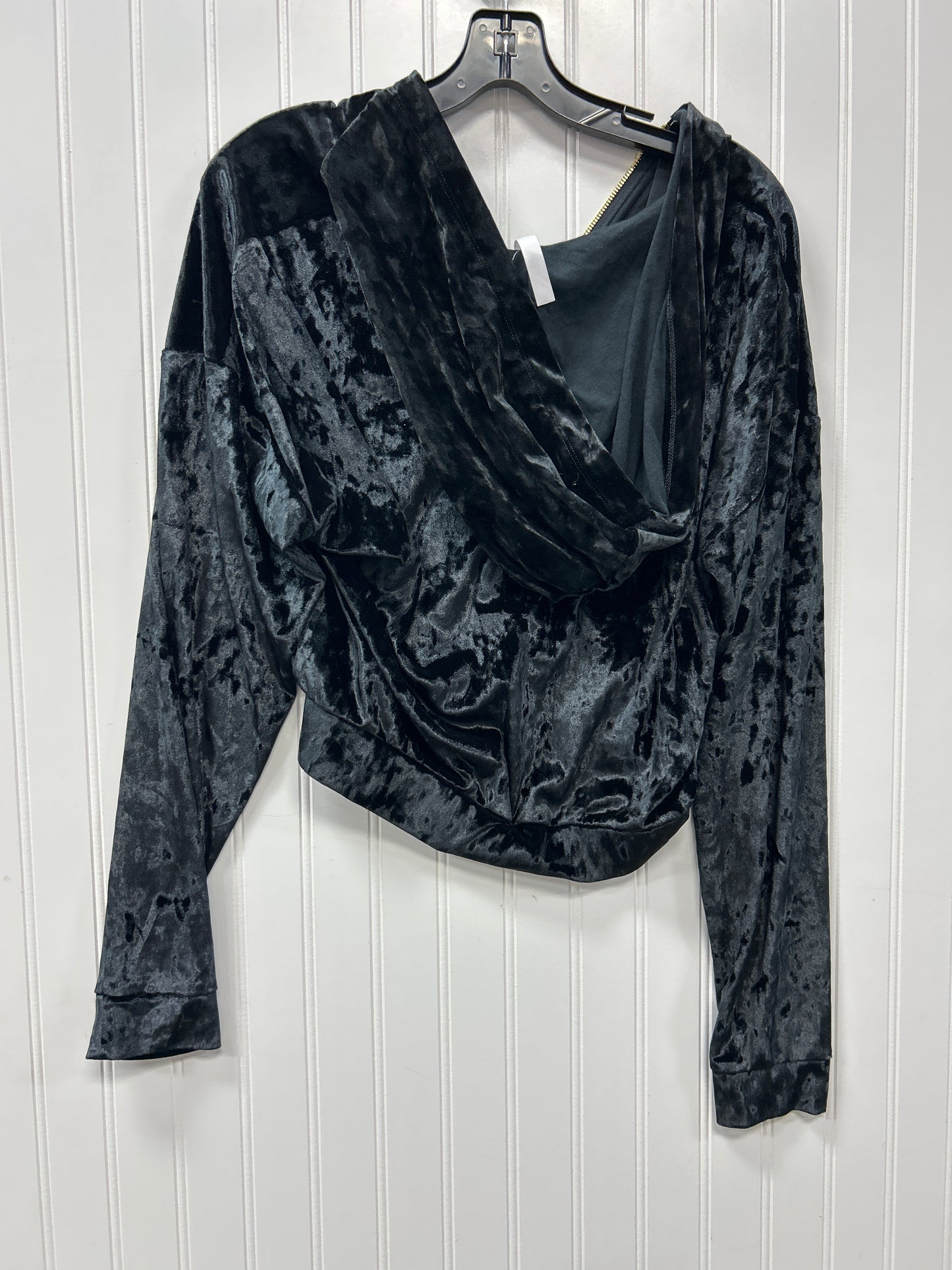 Athletic Sweatshirt Hoodie By Fabletics In Black, Size:S
