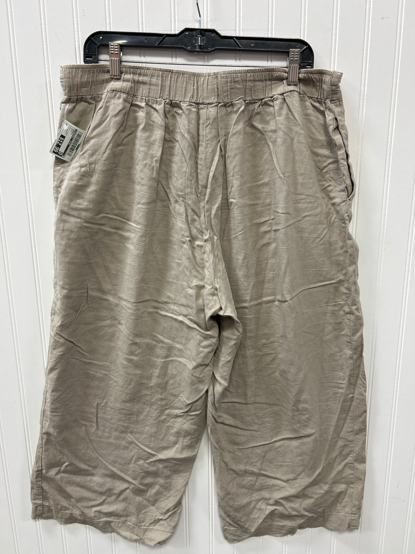 Capris By Sincerely Jules In Grey, Size:Xl