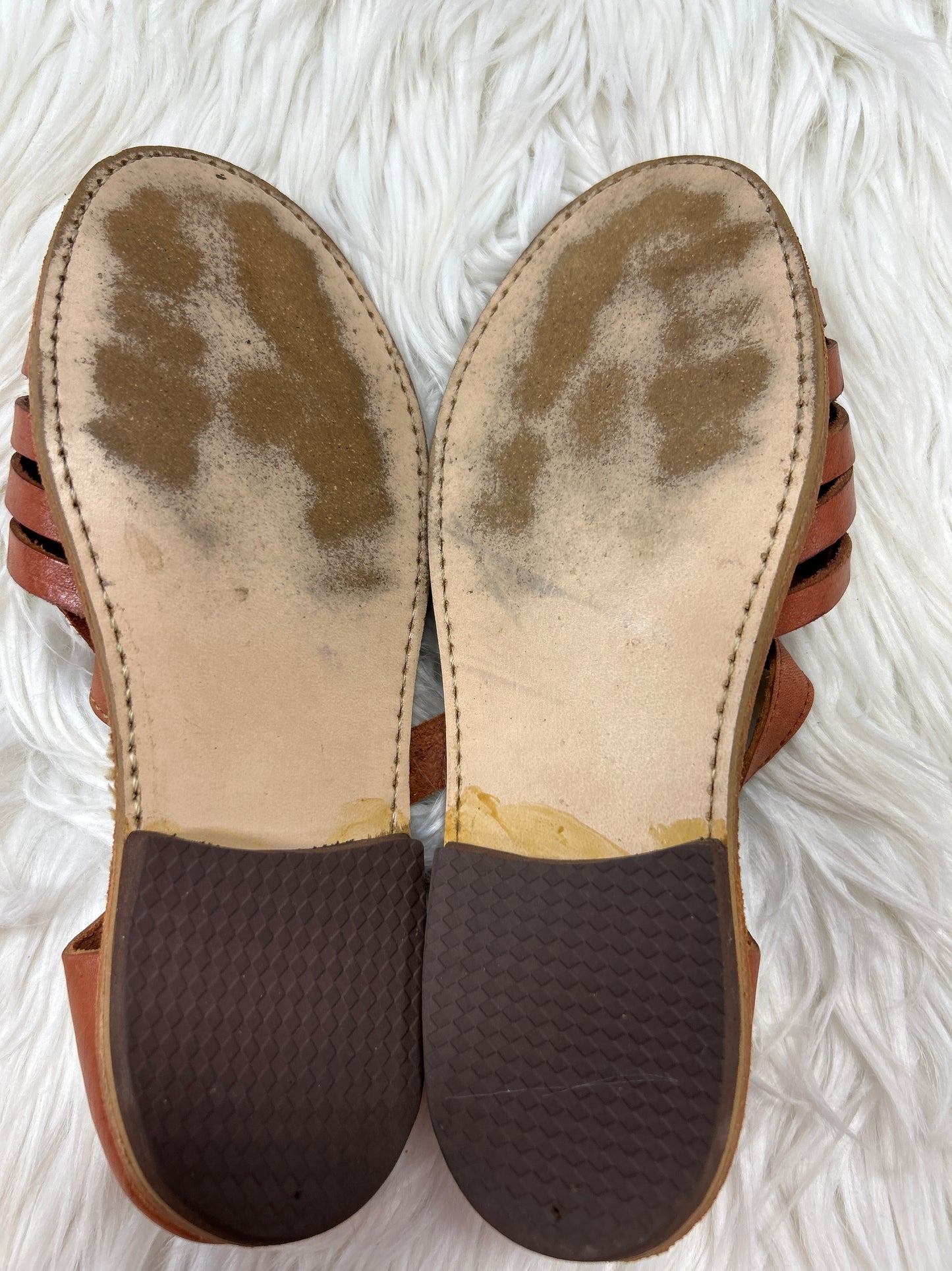 Sandals Flats By Cmc In Camouflage Print, Size:6.5