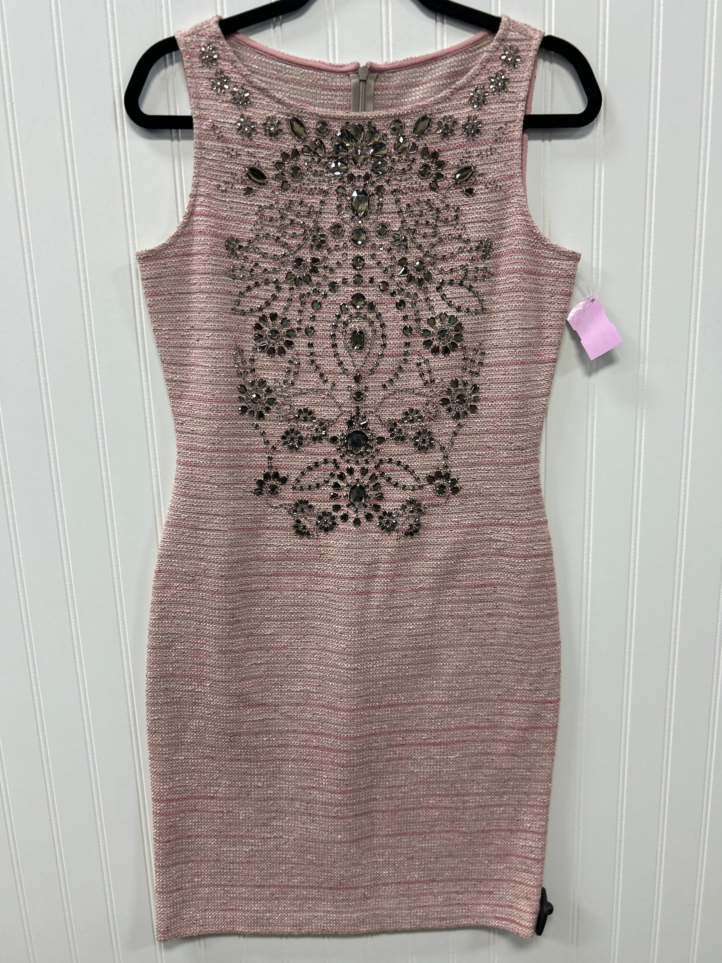 Dress Luxury Designer By St John Collection In Pink, Size:4