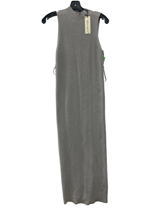 Dress Casual Maxi By Freshman In Grey, Size:M NWT